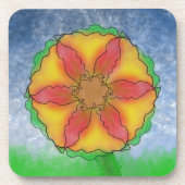 Dessous-de-verre Fleur impeccable (Devant)