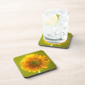 Dessous-de-verre Fleur jaune de Gerbera de marguerite (Côté Droit)