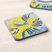 Dessous-de-verre Fleur native australienne de Wattle jaune (Côté gauche)