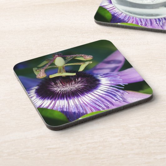 Dessous-de-verre Fleur Passion (Côté gauche)