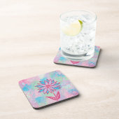 Dessous-de-verre Fleur Pastel à main mignonne (Côté Droit)