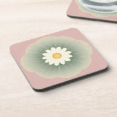 Dessous-de-verre Fleur simple (Côté gauche)