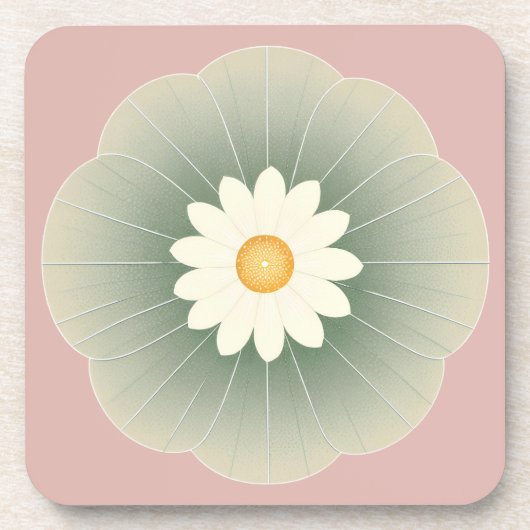 Dessous-de-verre Fleur simple (Devant)