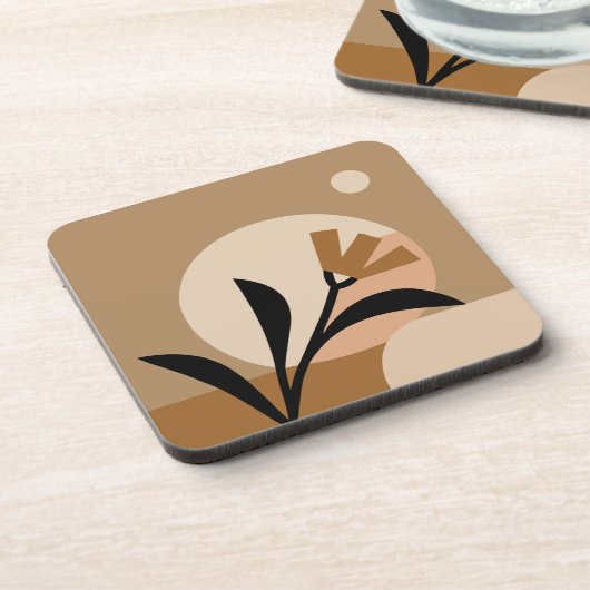 Dessous-de-verre Fleur Sun Boho (Côté gauche)