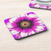 Dessous-de-verre Fleur violette (Côté gauche)
