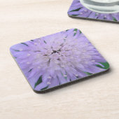 Dessous-de-verre Fleur violette (Côté gauche)