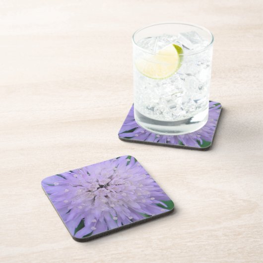 Dessous-de-verre Fleur violette (Côté Droit)