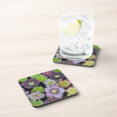 Dessous-de-verre Fleurs à hellebore colorées (Côté Droit)