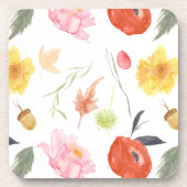 Dessous-de-verre Fleurs à l'aquarelle (Devant)