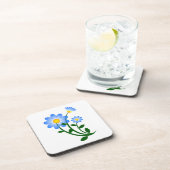 Dessous-de-verre Fleurs bleues (Côté Droit)