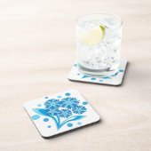 Dessous-de-verre Fleurs bleues d'origine (Côté Droit)