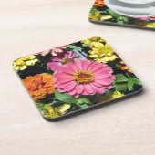Dessous-de-verre Fleurs colorées (Côté gauche)