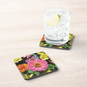 Dessous-de-verre Fleurs colorées (Côté Droit)