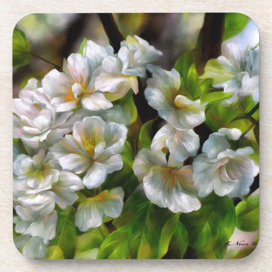 Dessous-de-verre Fleurs d'Apple (Devant)