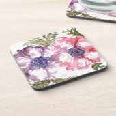 Dessous-de-verre Fleurs d'aquarelle (Côté gauche)