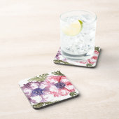 Dessous-de-verre Fleurs d'aquarelle (Côté Droit)