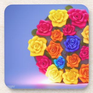 Dessous-de-verre Fleurs d'art