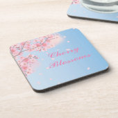 Dessous-de-verre Fleurs de cerisier rose doux (Côté gauche)