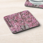 Dessous-de-verre Fleurs de cerisier Sakura rose flottant (Côté gauche)