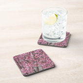 Dessous-de-verre Fleurs de cerisier Sakura rose flottant (Côté Droit)