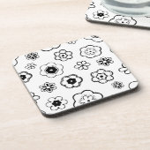 dessous de verre fleurs de dessin animé (Côté gauche)
