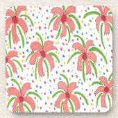 Dessous-de-verre Fleurs de Fiesta tropicales (Devant)
