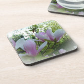 Dessous-de-verre fleurs de magnolia de printemps (Côté gauche)