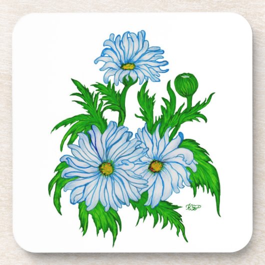 Dessous-de-verre Fleurs de marguerites (Devant)
