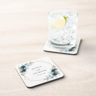 Dessous-de-verre Fleurs de marine, Fleurs bleues, Boho, Mariage flo