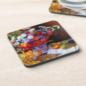Dessous-de-verre Fleurs de Monet et fruits (Côté gauche)