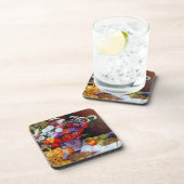 Dessous-de-verre Fleurs de Monet et fruits (Côté Droit)