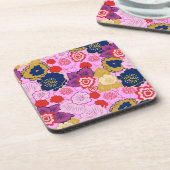 Dessous-de-verre Fleurs de printemps (Côté gauche)