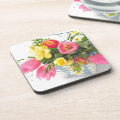 Dessous-de-verre Fleurs de printemps dans le panier (Côté gauche)