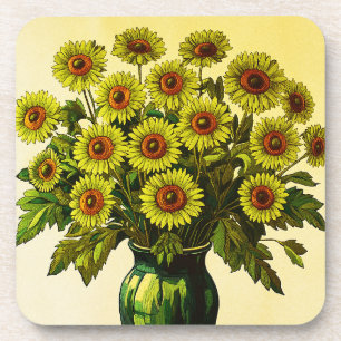 Dessous-de-verre Fleurs de soleil