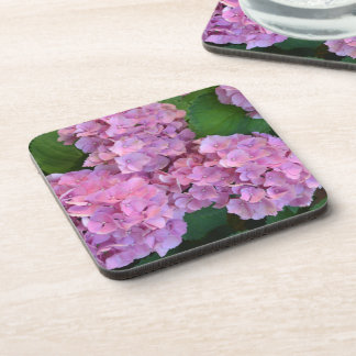 Dessous-de-verre Fleurs d'hortensia rose pastel