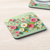 Dessous-de-verre Fleurs en Papier (Côté gauche)