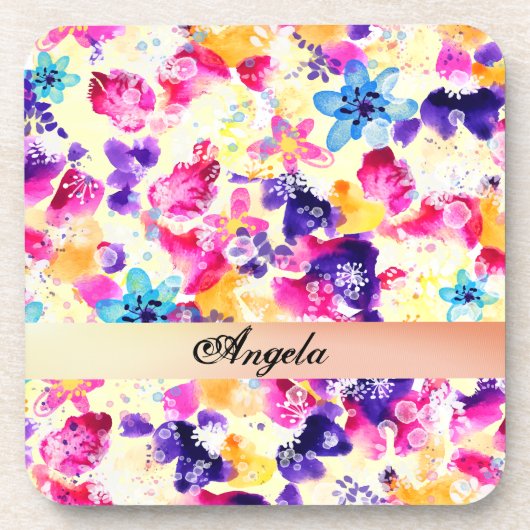 Dessous-de-verre Fleurs fleurs sauvages de chabby Meadow (Devant)