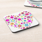 Dessous-de-verre Fleurs heureuses (Côté gauche)