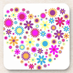 Dessous-de-verre Fleurs heureuses