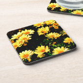 Dessous-de-verre Fleurs jaunes (Côté gauche)