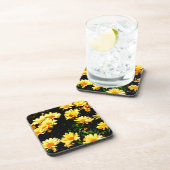 Dessous-de-verre Fleurs jaunes (Côté Droit)