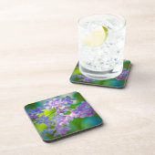 Dessous-de-verre Fleurs Lilac Violettes (Côté Droit)