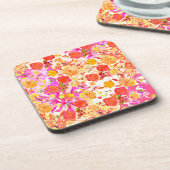 Dessous-de-verre Fleurs mignonnes motif (Côté gauche)