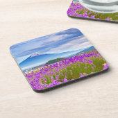 Dessous-de-verre Fleurs | Mont Fugi Japon (Côté gauche)