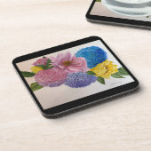 Dessous-de-verre Fleurs printanières (Côté gauche)