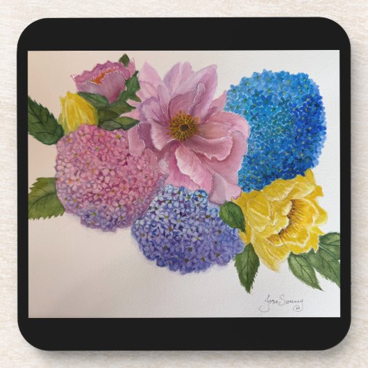 Dessous-de-verre Fleurs printanières (Devant)