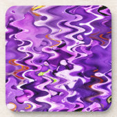 DESSOUS-DE-VERRE FLEURS PURPLES (Devant)