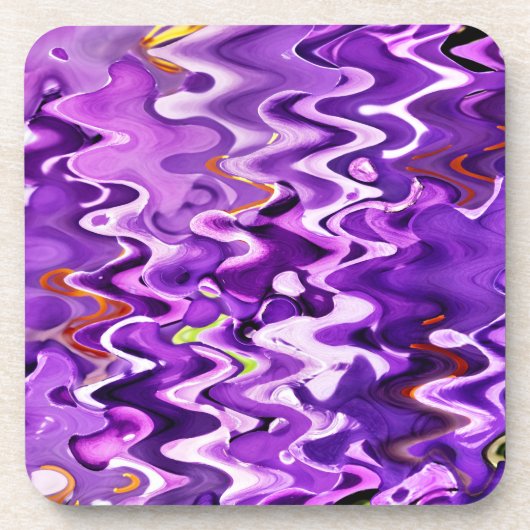 DESSOUS-DE-VERRE FLEURS PURPLES (Devant)