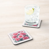 Dessous-de-verre Fleurs roses (Côté Droit)