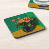 Dessous-de-verre Fleurs | Roses dans Vase (Côté gauche)